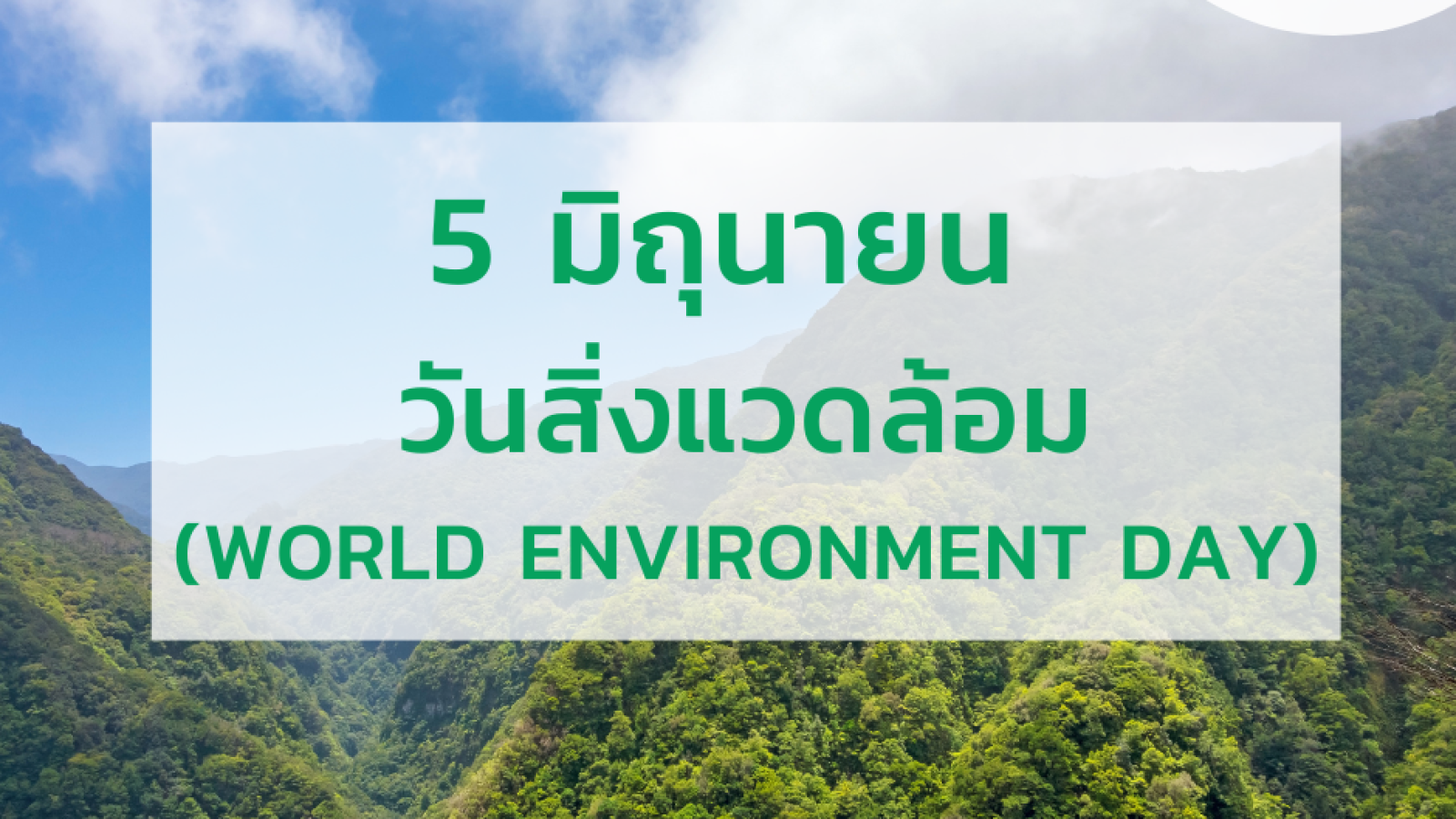 วันสิ่งแวดล้อมโลก (World Environment Day) #greenlibrary