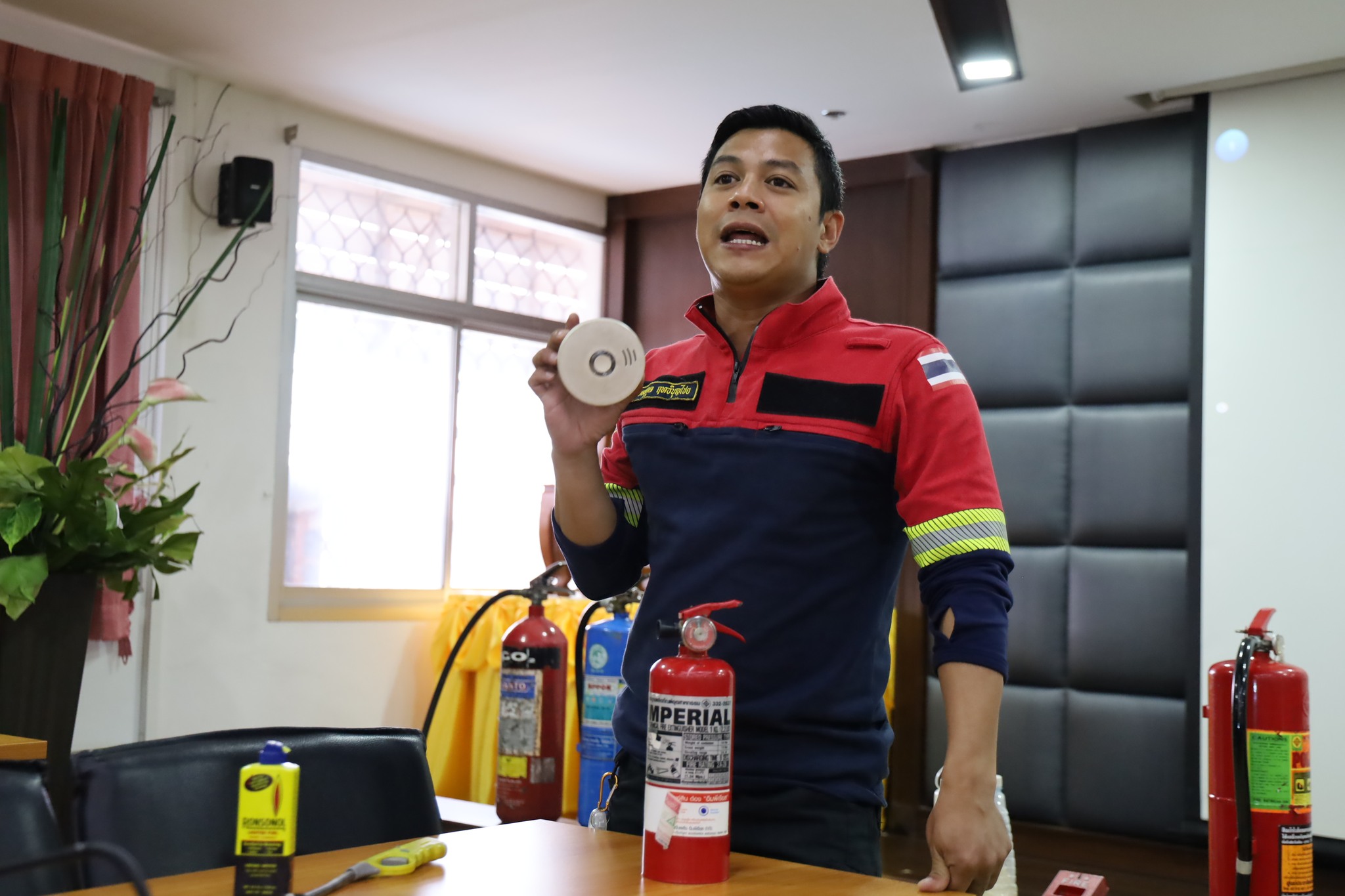 การป้องกันอัคคีภัยและระงับอัคคีภัย #greenlibrary