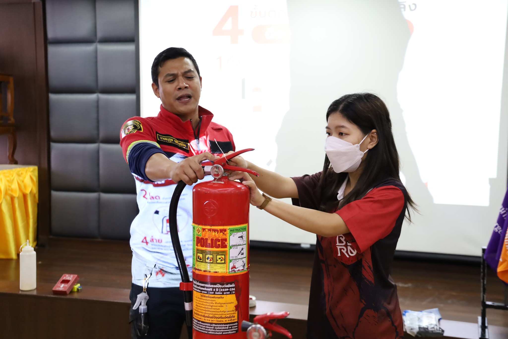 การป้องกันอัคคีภัยและระงับอัคคีภัย #greenlibrary