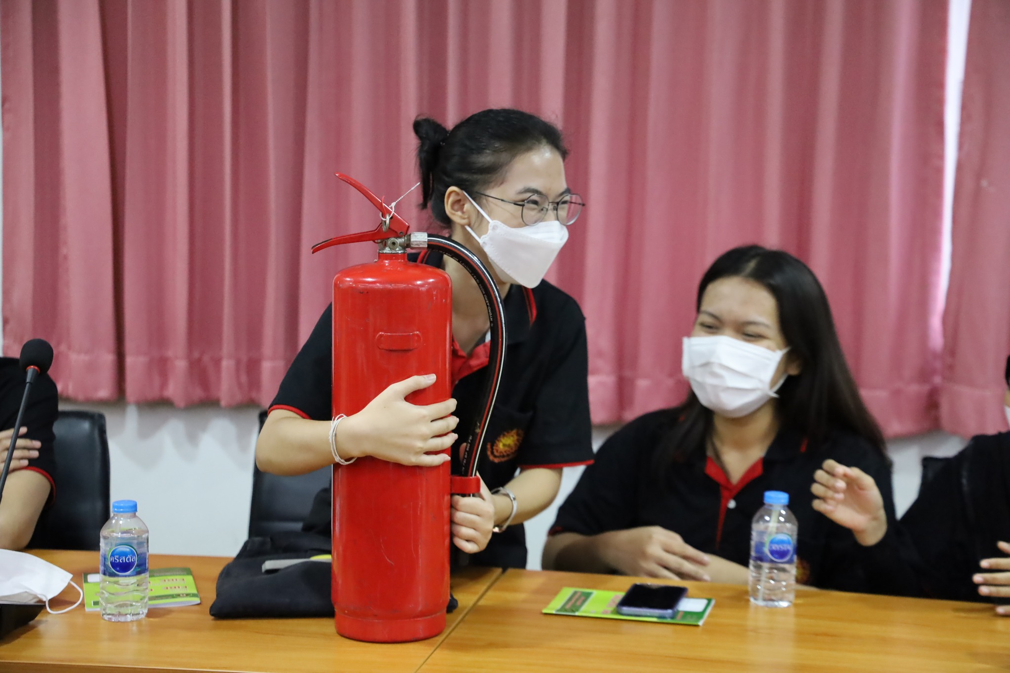 การป้องกันอัคคีภัยและระงับอัคคีภัย #greenlibrary