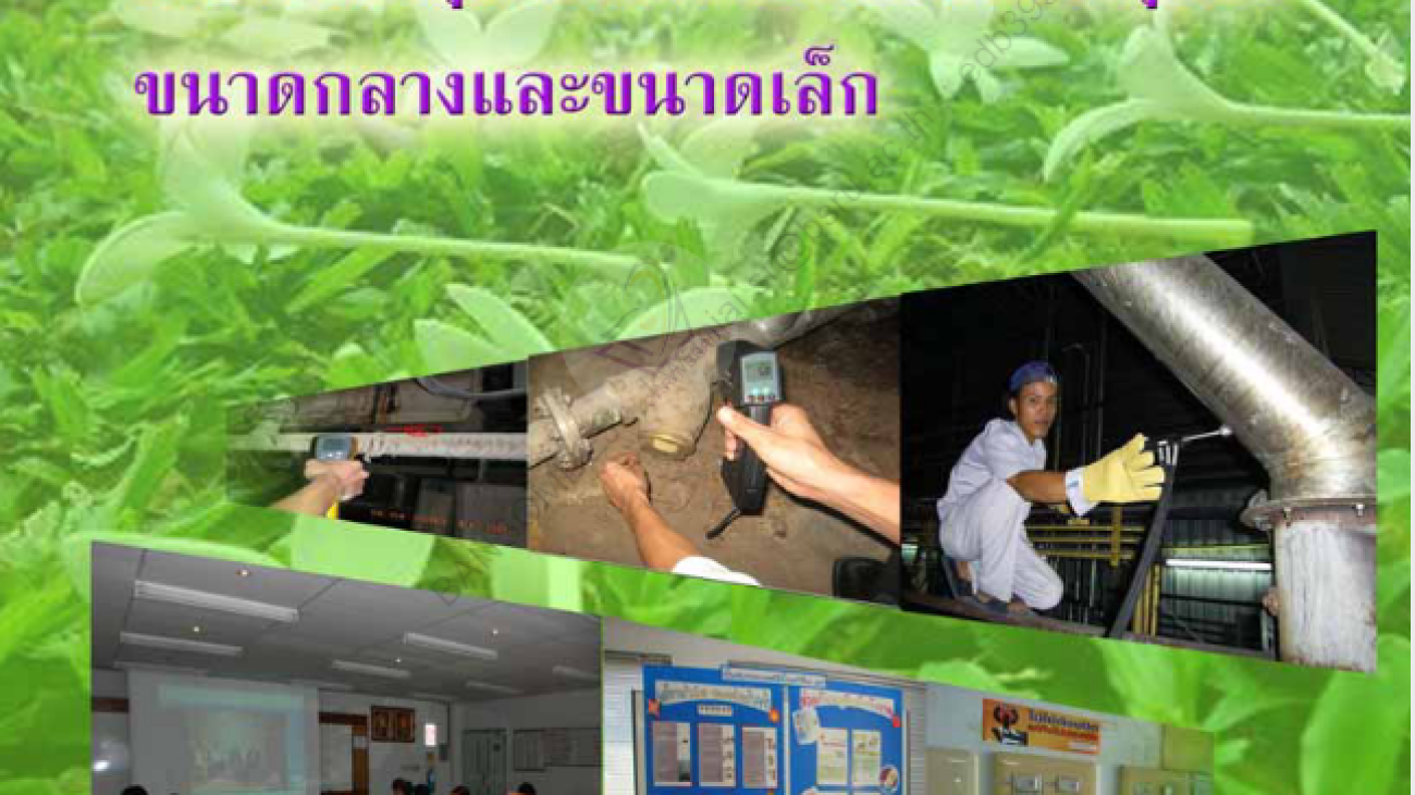 มาตรการอนุรักษ์พลังงานแบบมีส่วนร่วมในโรงงานอุตสาหกรรมและอาคารธุรกิจขนาดกลางและขนาดเล็ก#greenlibaray