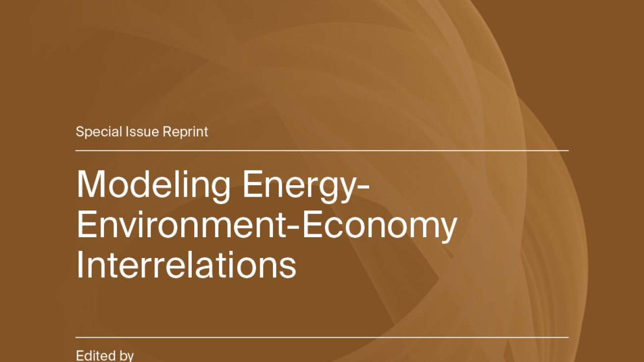 Modeling_EnergyEnvironmentEconomy_Interrelations#greenlibaray