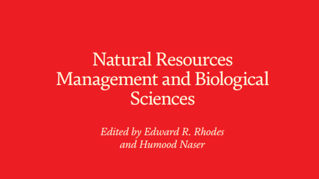 Natural Resources Management and Biological Sciences#greenlibaray