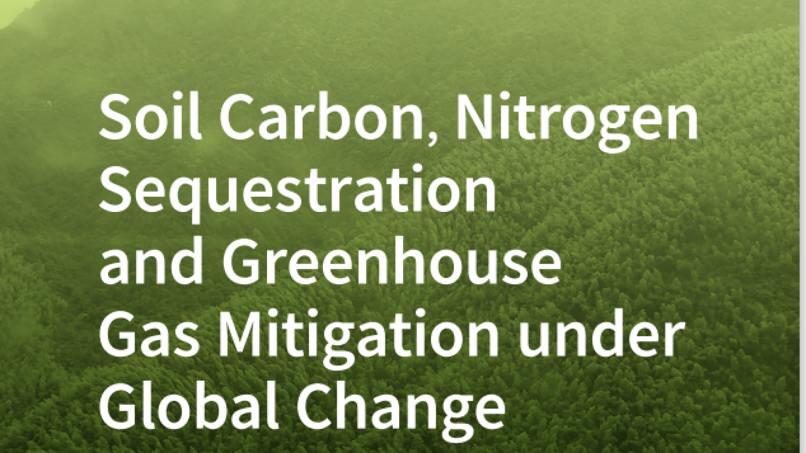 soil Carbon, Nitrogen Sequestration and Greenhouse#greenlibaray