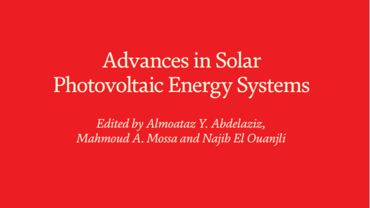 Advances in Solar Photovoltaic Energy Systems#greenlibaray