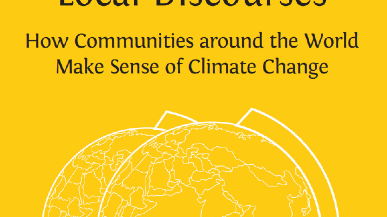 global warming in local Discourses#greenlibaray