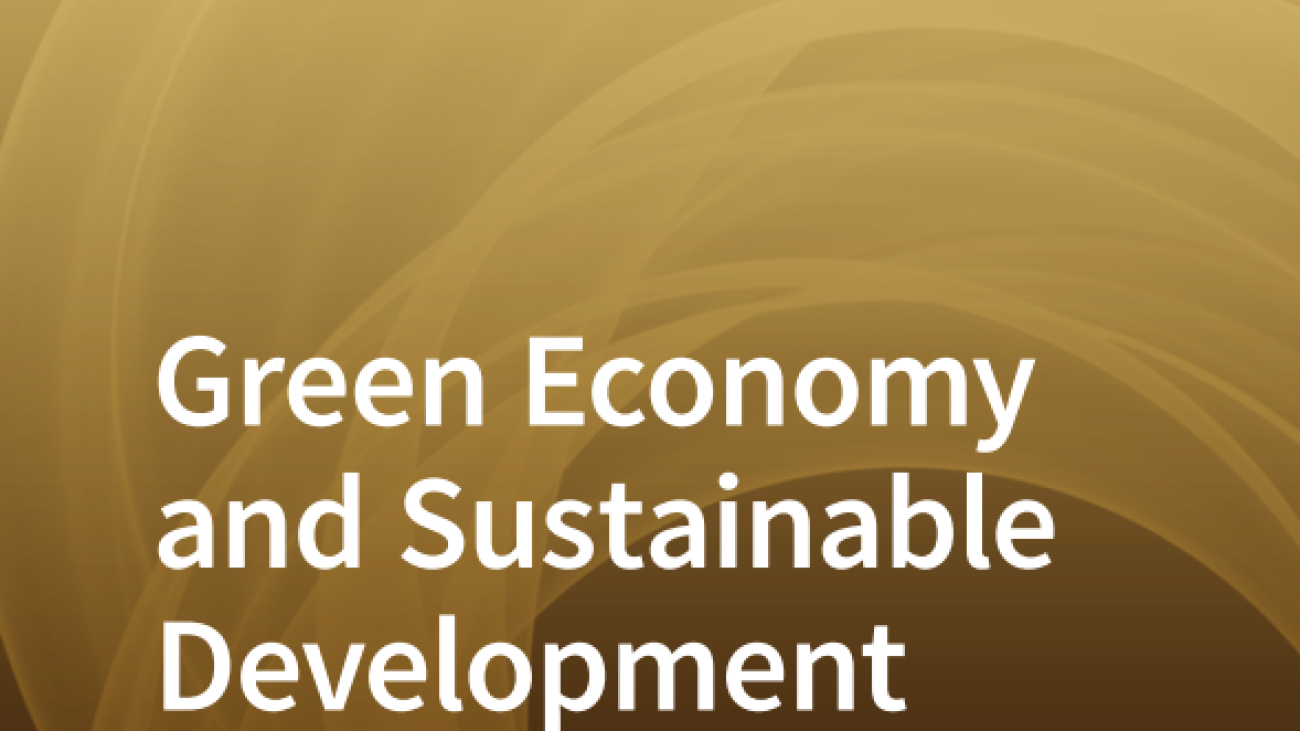 Green Economy and Sustainable Development#greenlibaray
