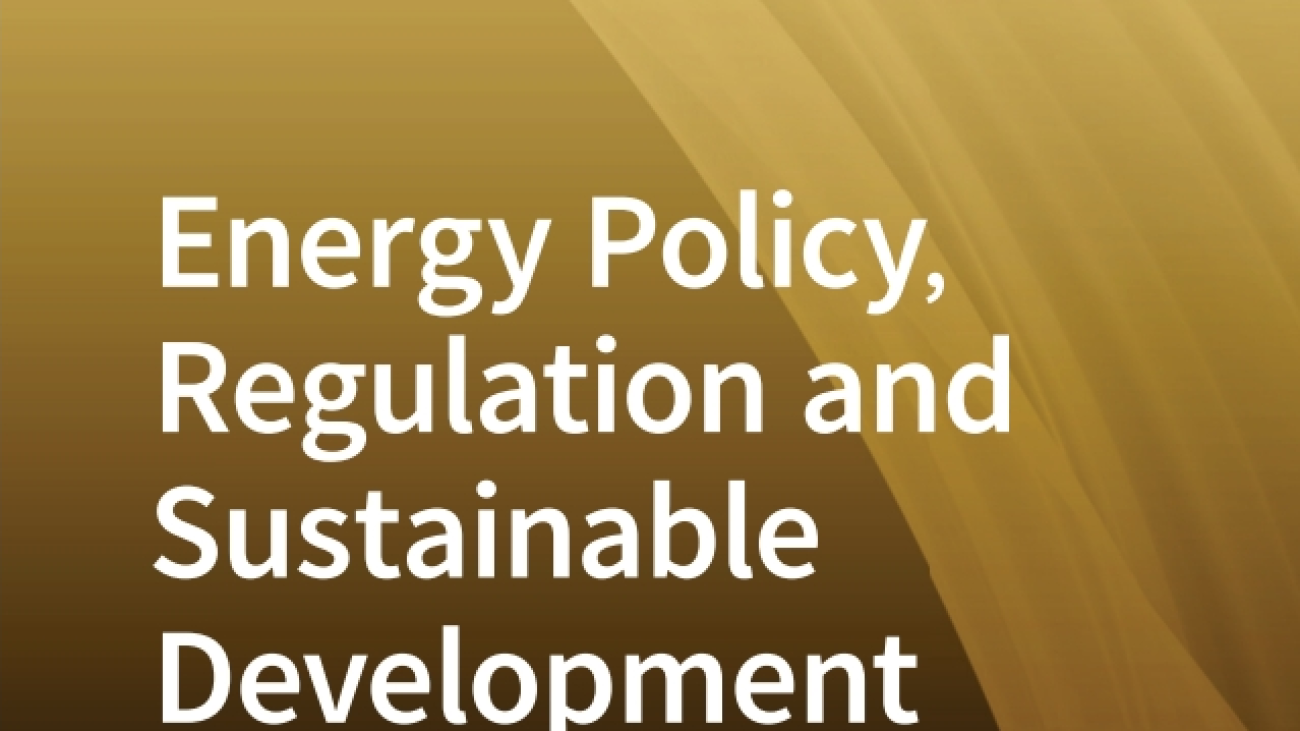 energy policy, regulation and sustainable development #greenlibrary
