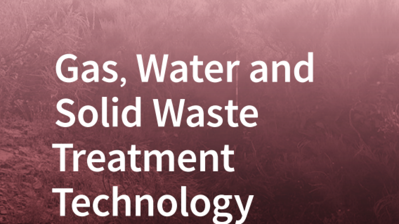 Gas, Water and Solid Waste Treatment Technology #greenlibaray