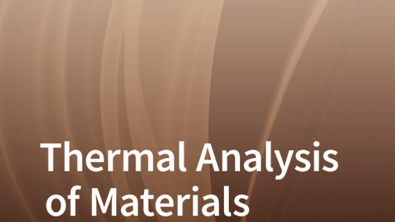 Thermal Analysis of Materials #greenlibaray