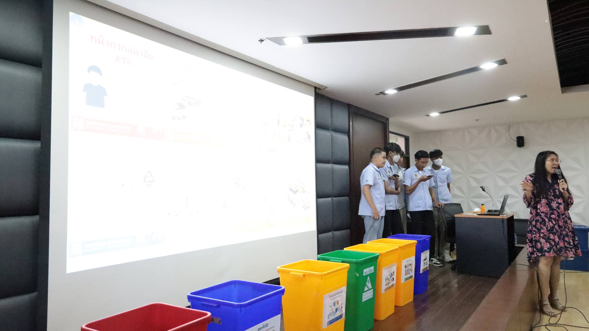 กิจกรรมการจัดการขยะ และการคัดแยกขยะ#greenlibrary