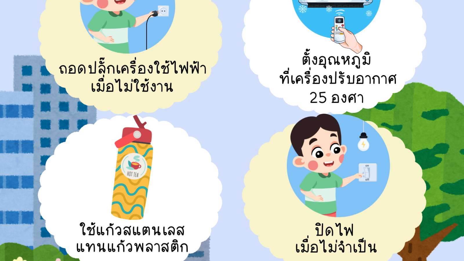 ประหยัดพลังงานง่ายๆ เริ่มต้นได้ที่ตัวเรา#greenlibrary #greenbsru