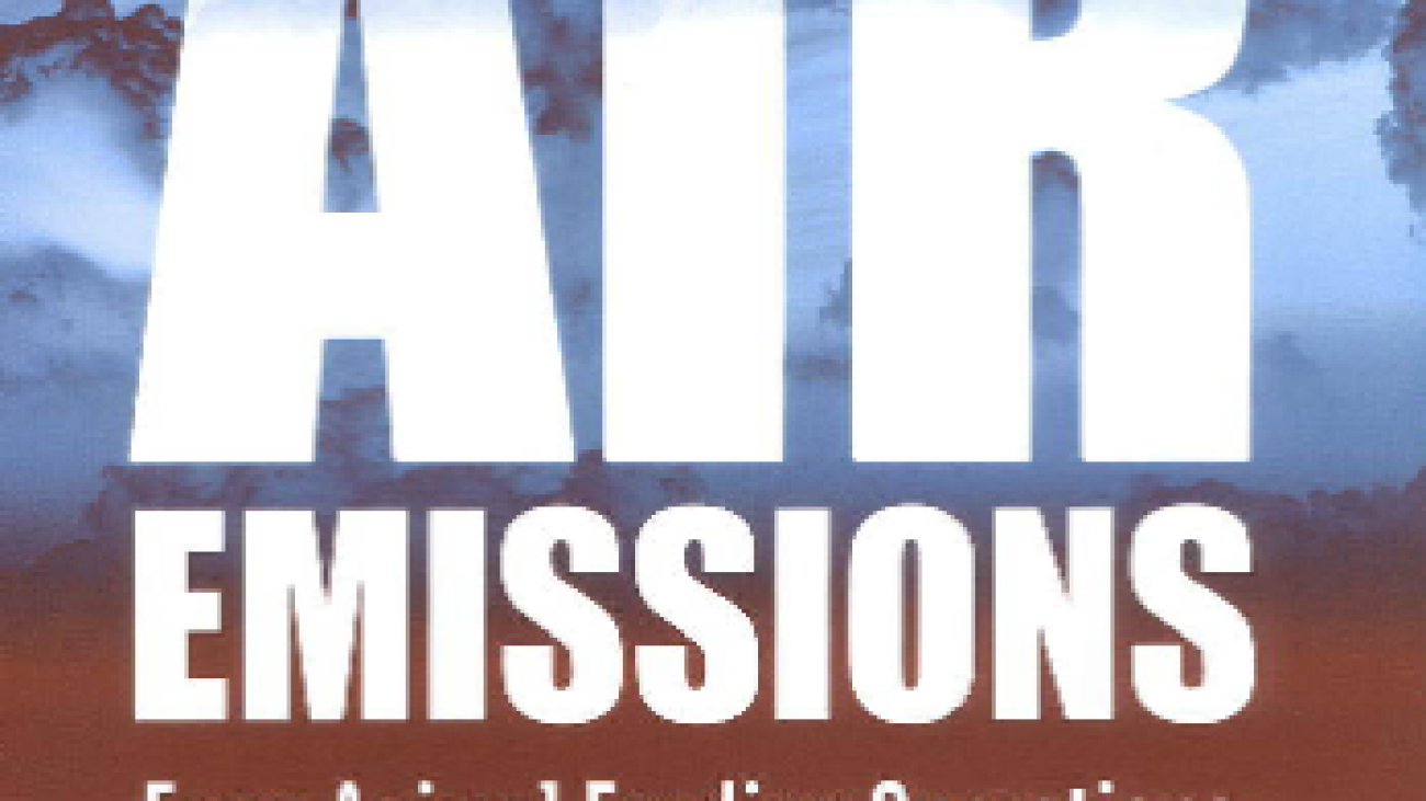 Air Emissions From Animal Feeding Operations#greenlibrary