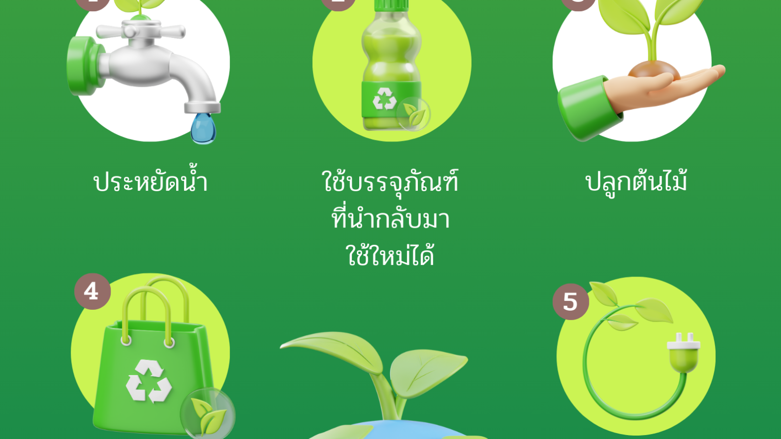 ไอเดียรักโลก ทำตามได้ง่ายๆ #greenlibrary #greenbsru