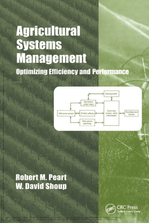 Agricultural Systems Management : Optimizing Efficiency and Performance#greenlibrary