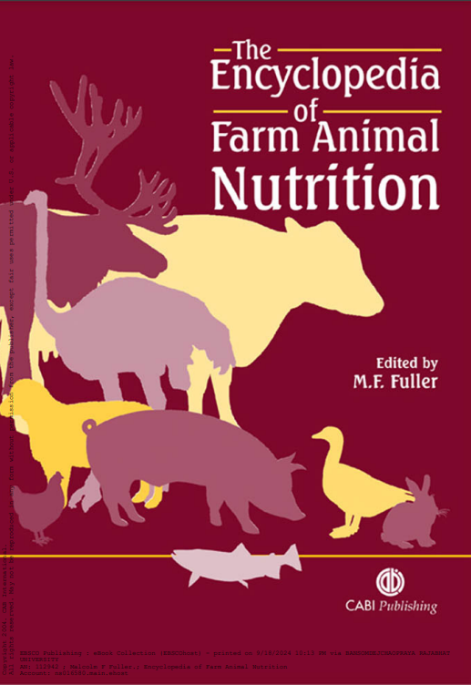 Encyclopedia of Farm Animal Nutrition#greenlibrary