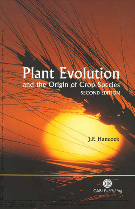 Plant Evolution and the Origin of Crop Species#greenlibrary