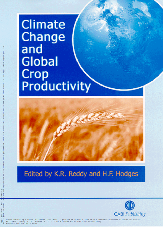 Climate Change and Global Crop Productivity #greenlibrary