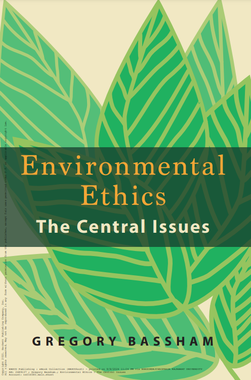 Environmental Ethics The Central Issues #greenlibrary