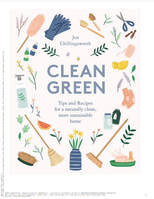 Clean Green : Tips and Recipes for a Naturally Clean, More Sustainable Home#greenlibrary