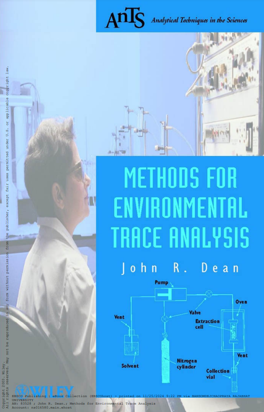 Methods for Environmental Trace Analysis#greenlibrary