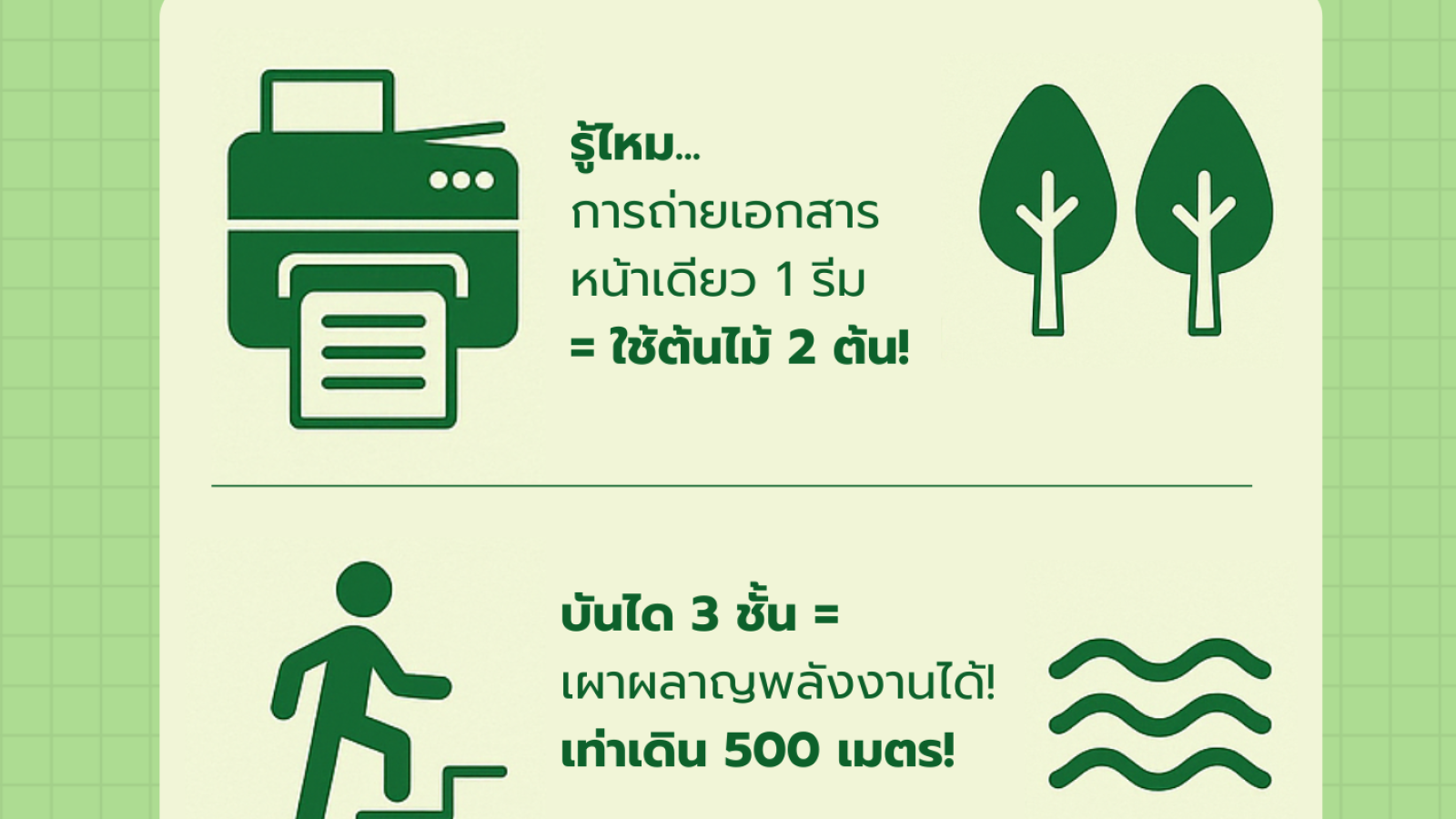 GREEN FACT รู้หรือไม่ ? เรื่องเขียวๆ ที่คุณอาจไม่เคยรู้! #greenlibaray