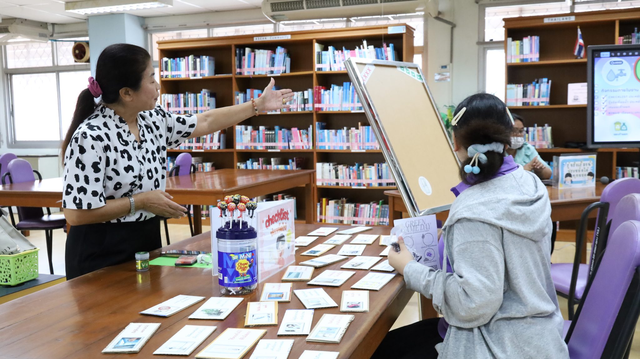กิจกรรมgreen game day #greenlibrary