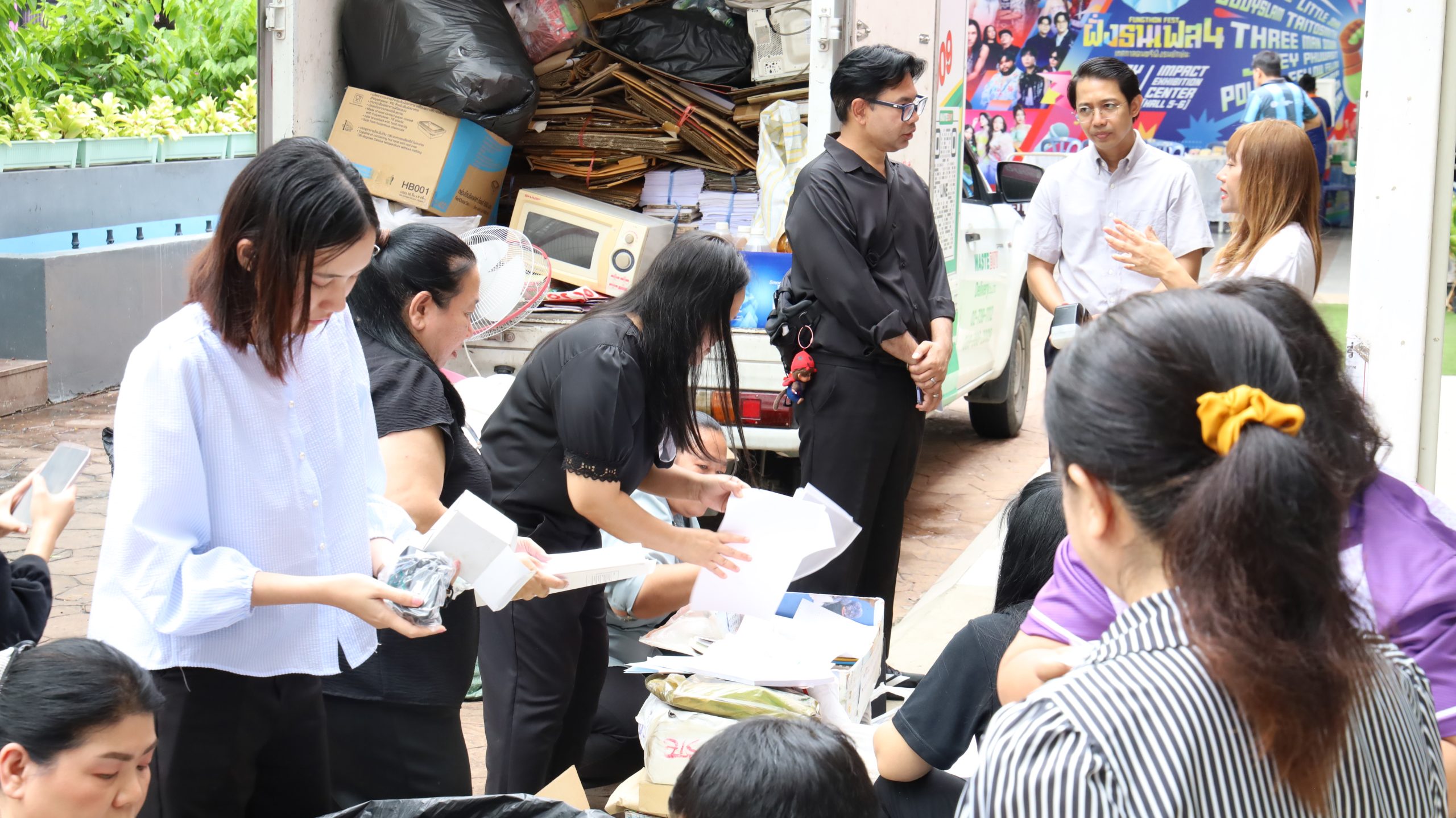 กิจกรรม เครือข่ายความร่วมมือ เปลี่ยนขยะเป็นรายได้2#greenlibrary