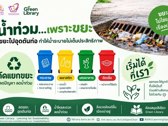 ทิ้งให้ถูกถัง #greenlibaray